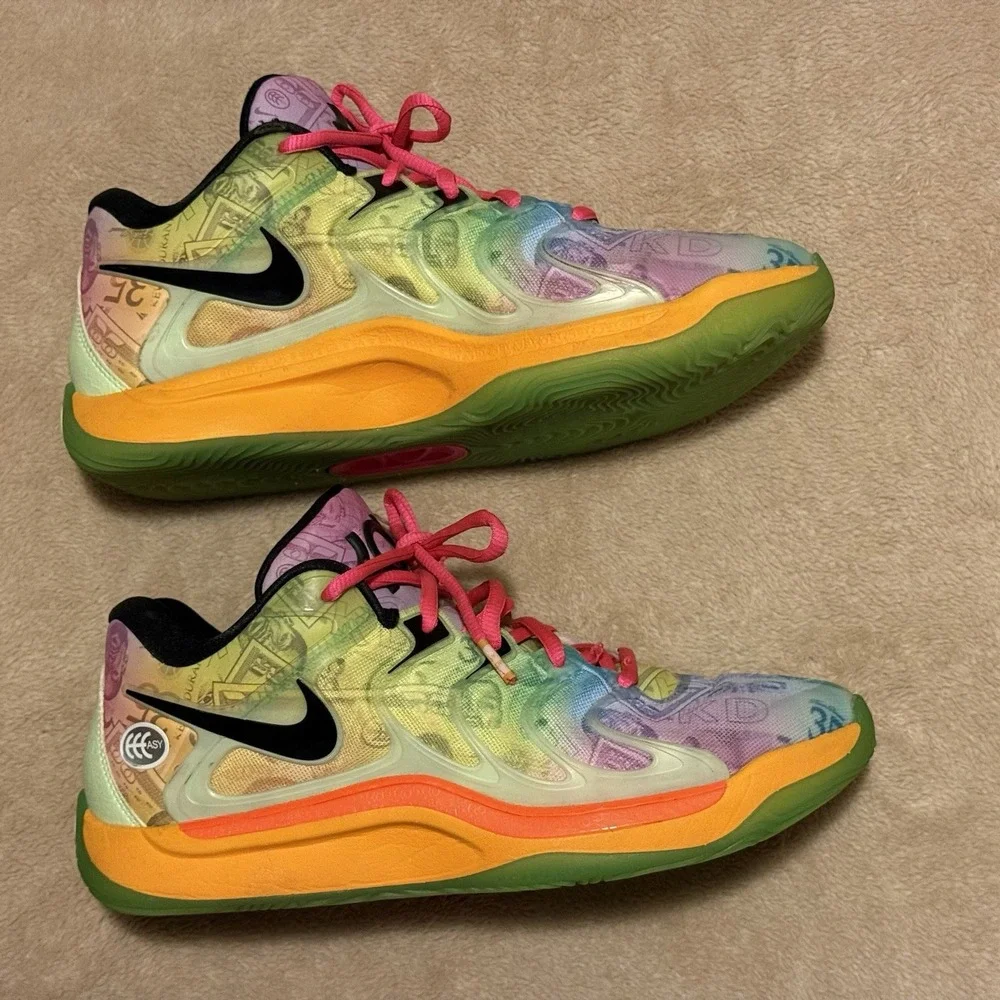 Nike KD 17 Basketball Shoes Easy Money All-Star HF1811-700 Men's Size 9
